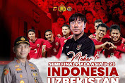 Polres Bogor Gelar Nobar Semi Final Piala Asia U - 23