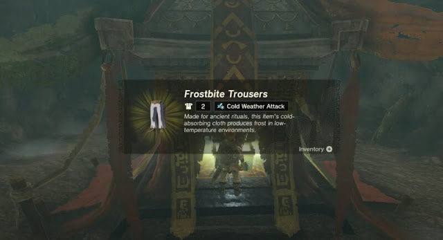 Frostbite Armor Set Location in Zelda TOTK