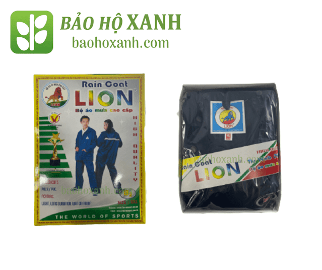  Áo mưa bộ toàn thân Lion quần áo rời – QAM0008