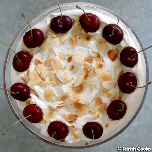 Cherry trifle topping