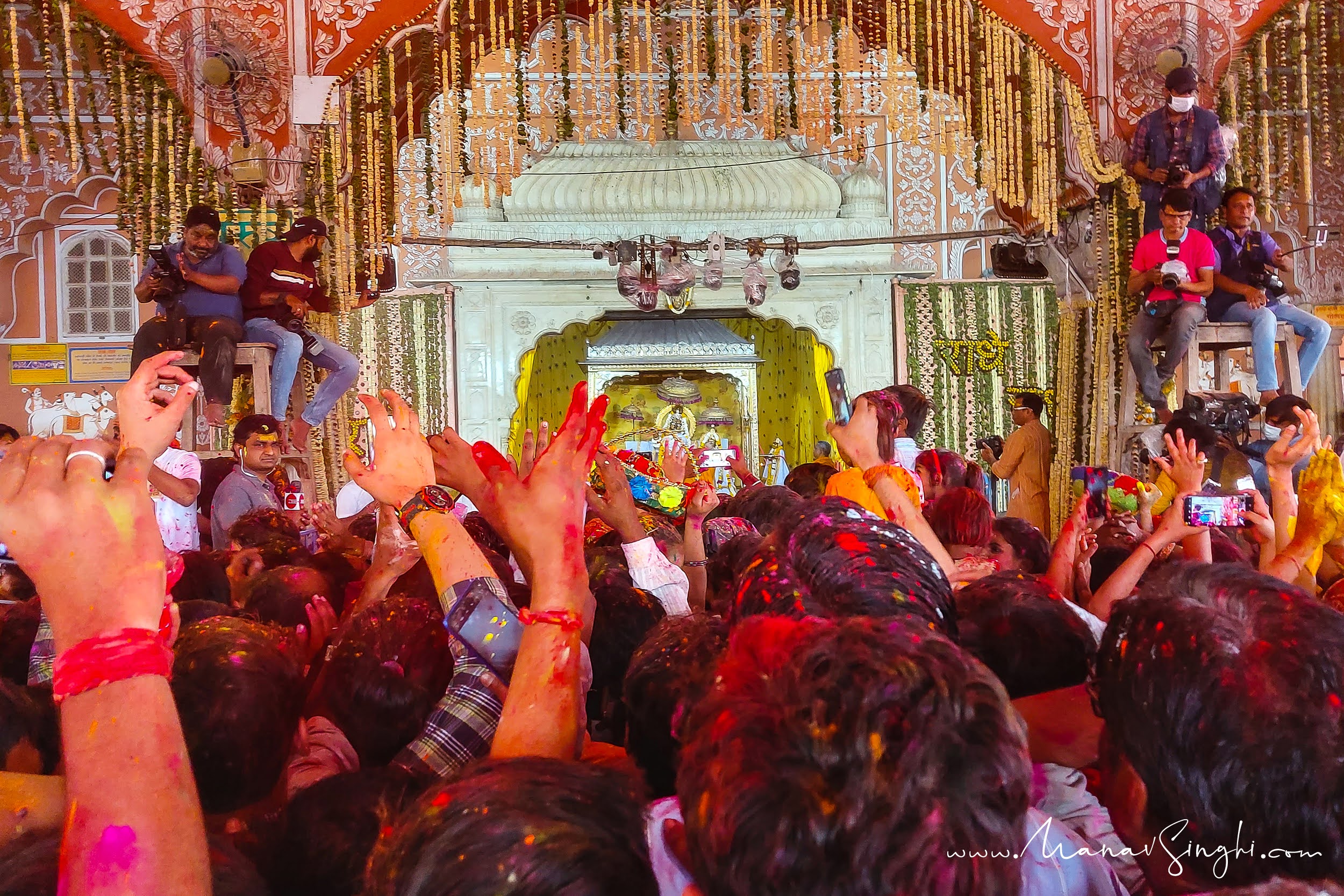 Holi Festival at Govind Dev Ji Temple Jaipur