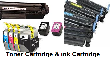 toner cartridge and ink cartridge