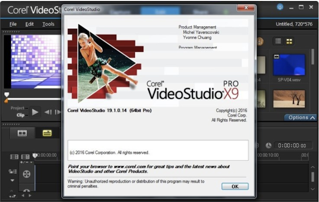 ดาวน์โหลด Corel Video Studio Pro X9 Full Crack