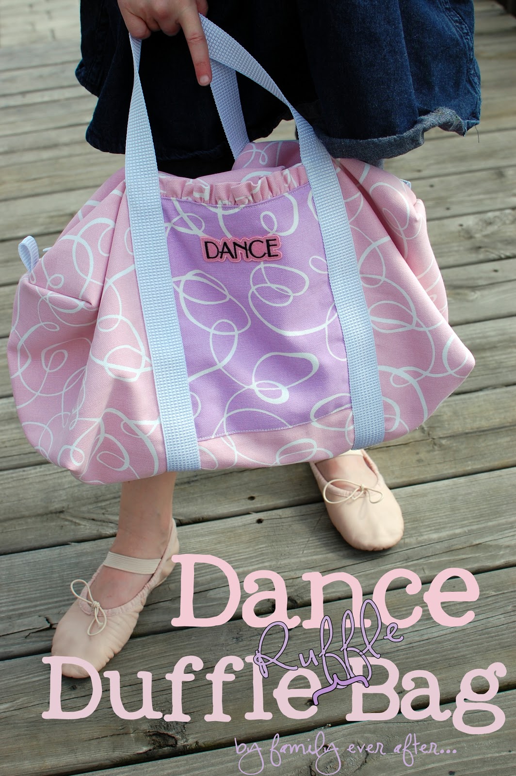 Dance Duffle Ruffle Bag Tutorial
