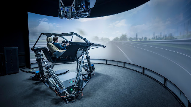 Automotive driving simulators are widely used for recreational purposes and in the training of new driver's education classes usually taught at vocational schools and technical institutes.