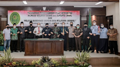 Forkopimda Beri Dukungan untuk PN Jember Memperkuat WBK dan WBBM