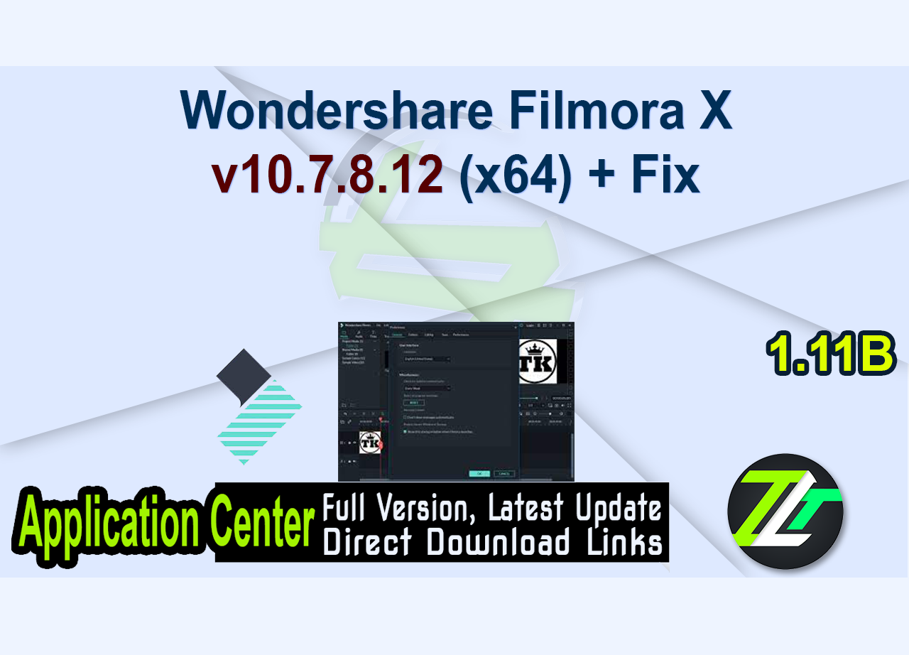 Wondershare Filmora X v10.7.8.12 (x64) + Fix
