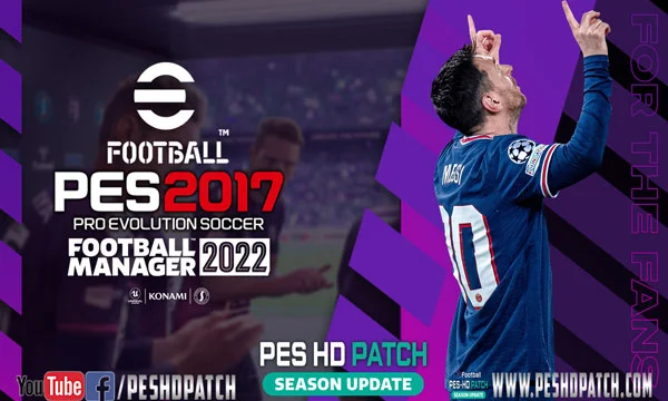 PES 2017 New Mod Like eFootball 2022 and Football Manager 22