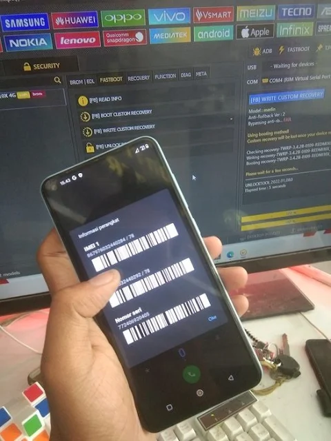 dual imei merlin redmi note 9