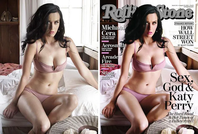 25 celebrity photos are photoshopped