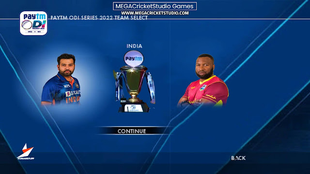 Paytm Series India vs West Indies 2022 Patch for EA Cricket 07