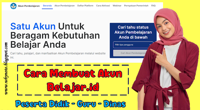 Cara Membuat Akun Belajar.id untuk Peserta Didik Guru Dinas