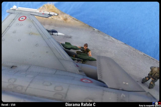 Diorama pour un Rafale C.