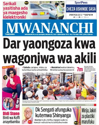 Habari Zilizopo Katika Magazeti ya Leo October 10