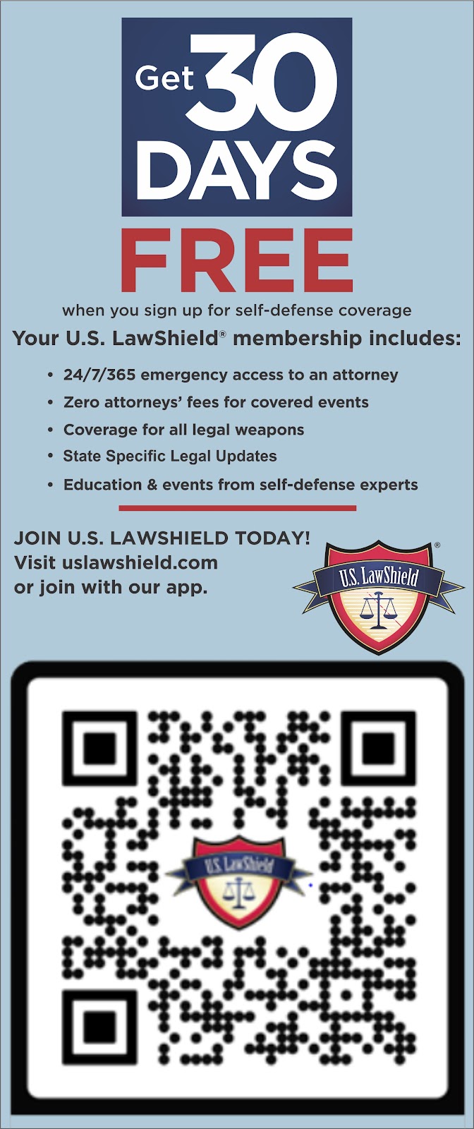 Click the Ad Below to sign up for US Law Shield