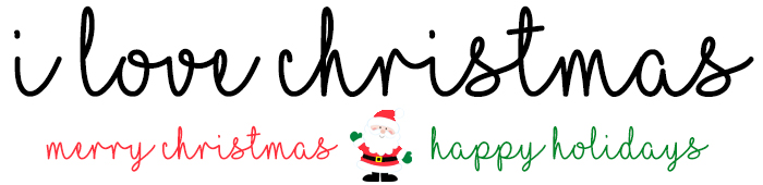 I Love Christmas Font