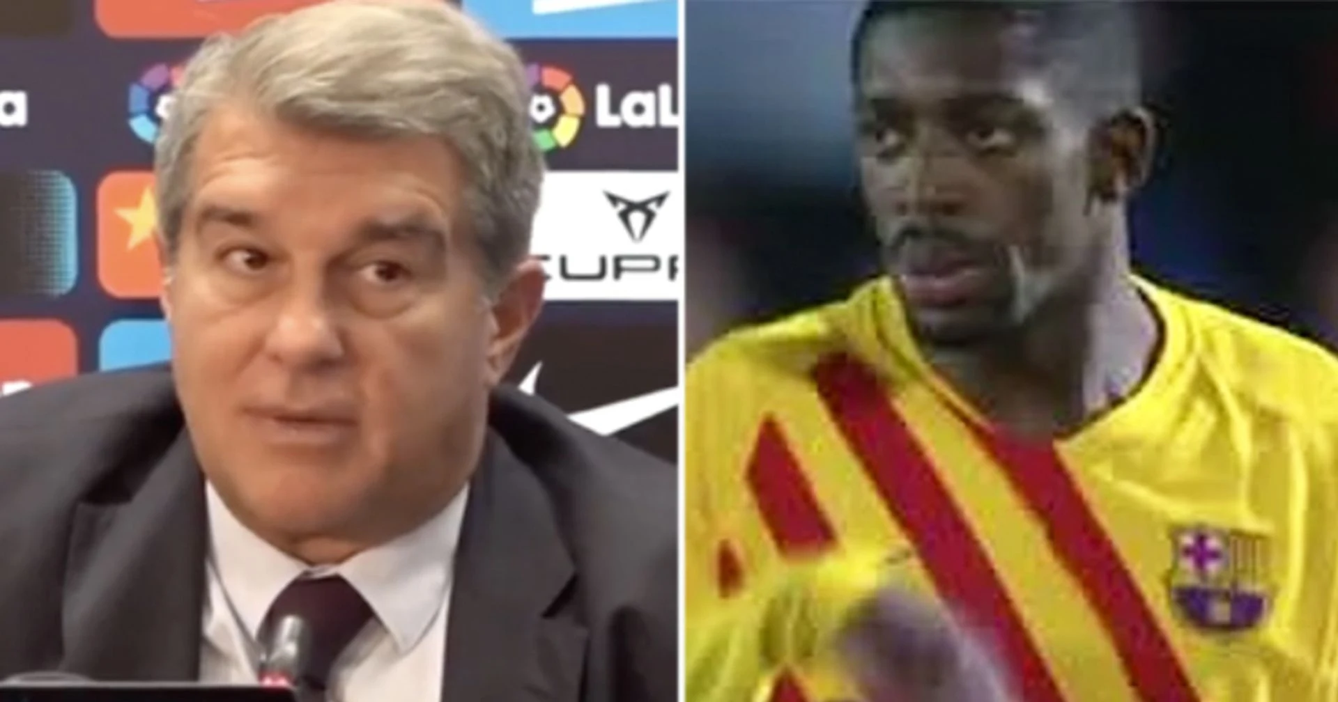 Barca president confirms 'English club' interested in taking Dembele in January