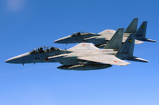 F-15 fighter jet Japanese crash