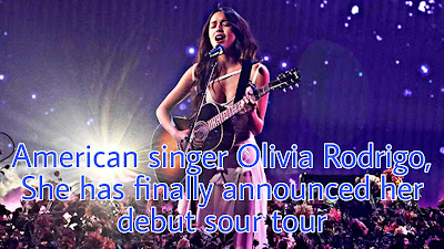 Olivia Rodrigo announced her debut sour tour