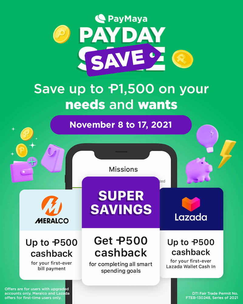 Here's how you can save up to PHP 1,500 with PayMaya this payday