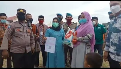 PT. Imza Risky Jaya Group Gelar Maulid diwarnai Vaksin dan Pembagian Sembako