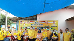 Sambangi Medan Deli, DPD Partai Golkar Medan Berbagi Di Tengah Pandemi