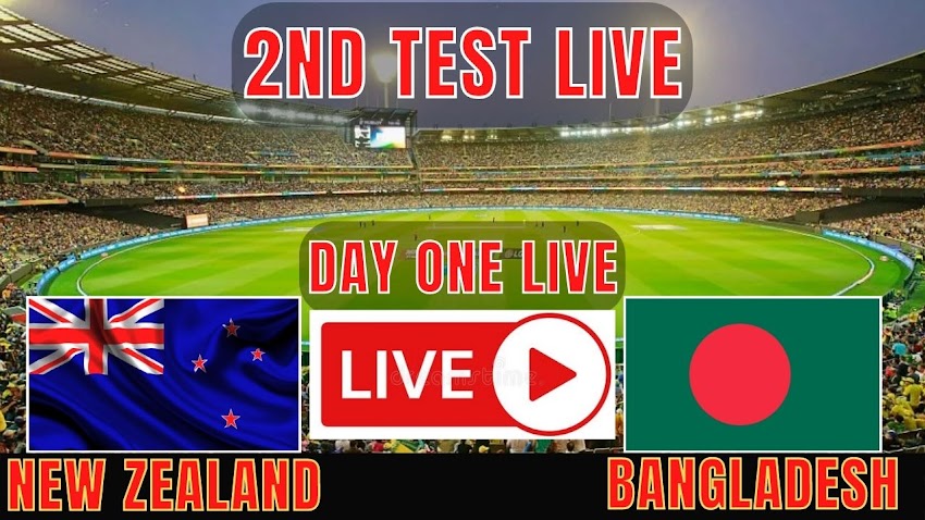 [Cricket Live] New Zealand vs Bangladesh 2nd Test Day 2 |  New Zealand vs Bangladesh 2022 Live