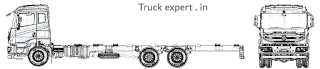 Ashok leyland 2825 6x4 MAV / Drill Rig Chassis layout drawings - truckexpert.in