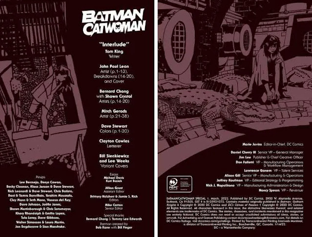 Primer vistazo a Batman / Catwoman Special #1