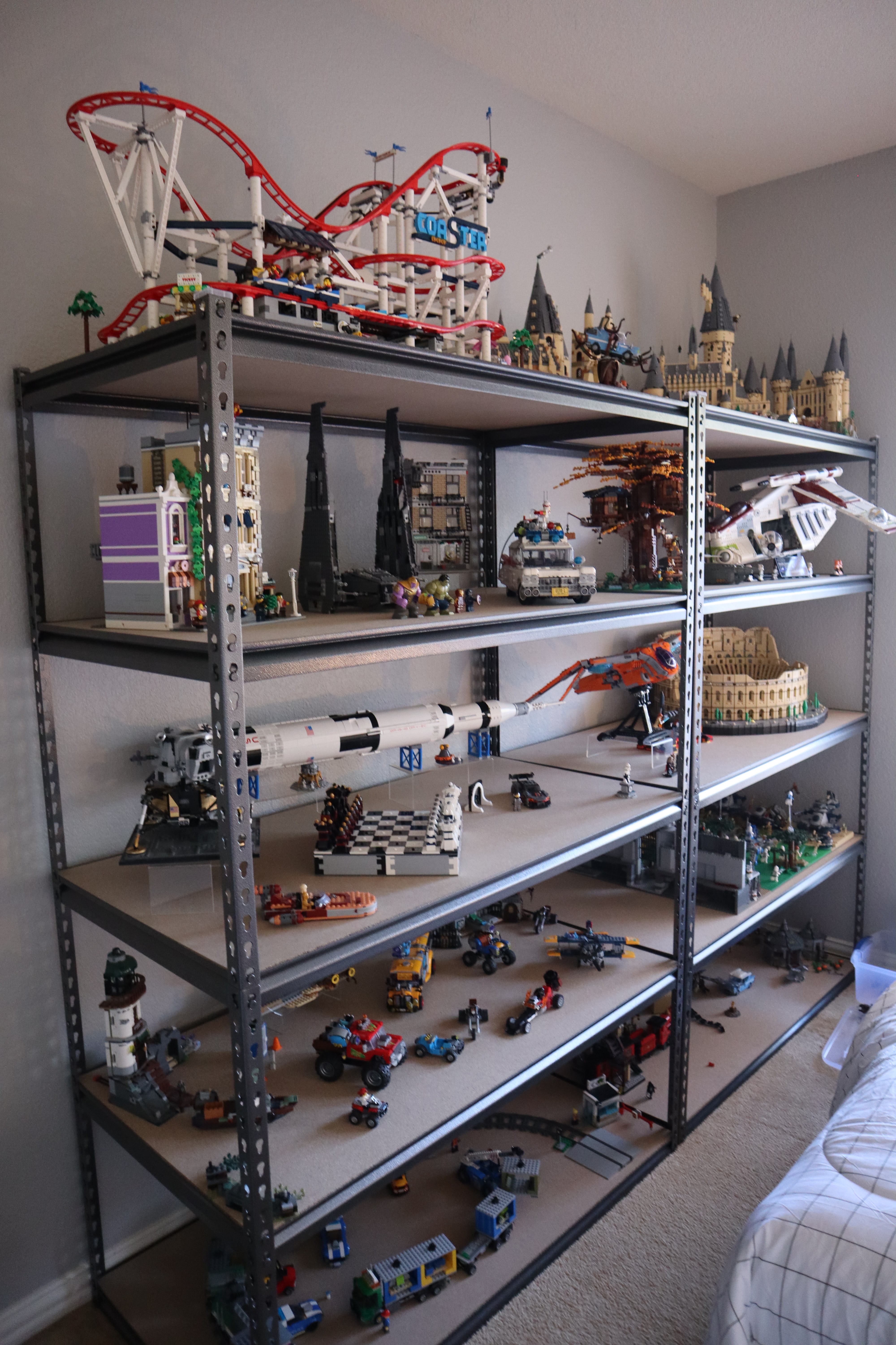 Harry Potter LEGO Collection  Lego room ideas, Lego display, Lego