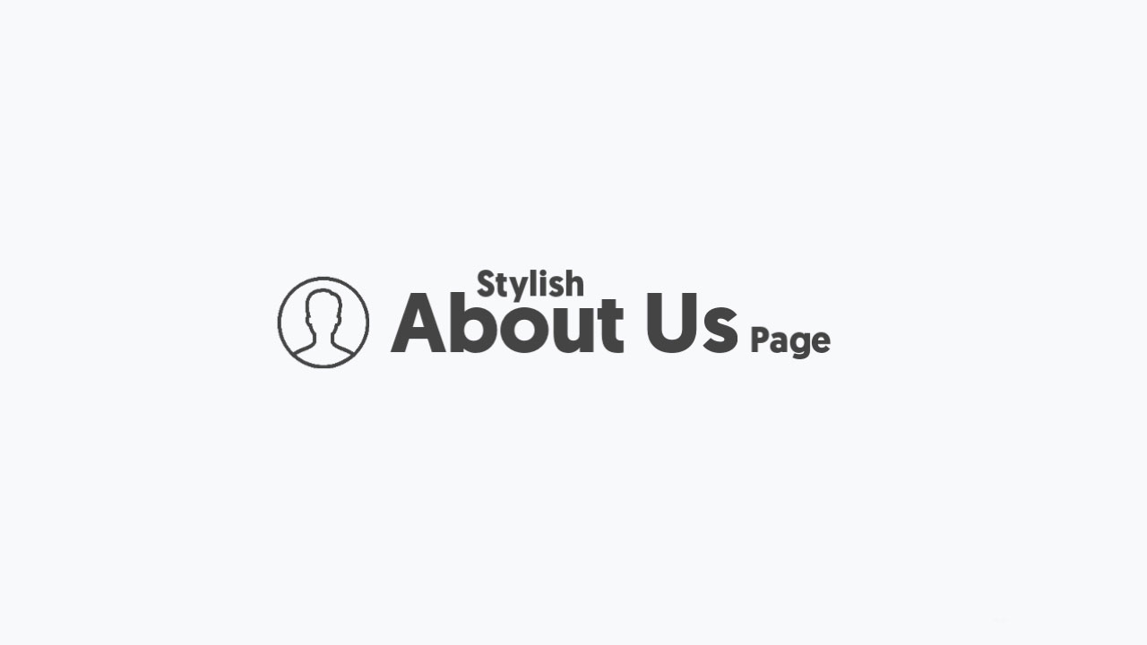 How to Create Stylish About Us Page in Blogger Website