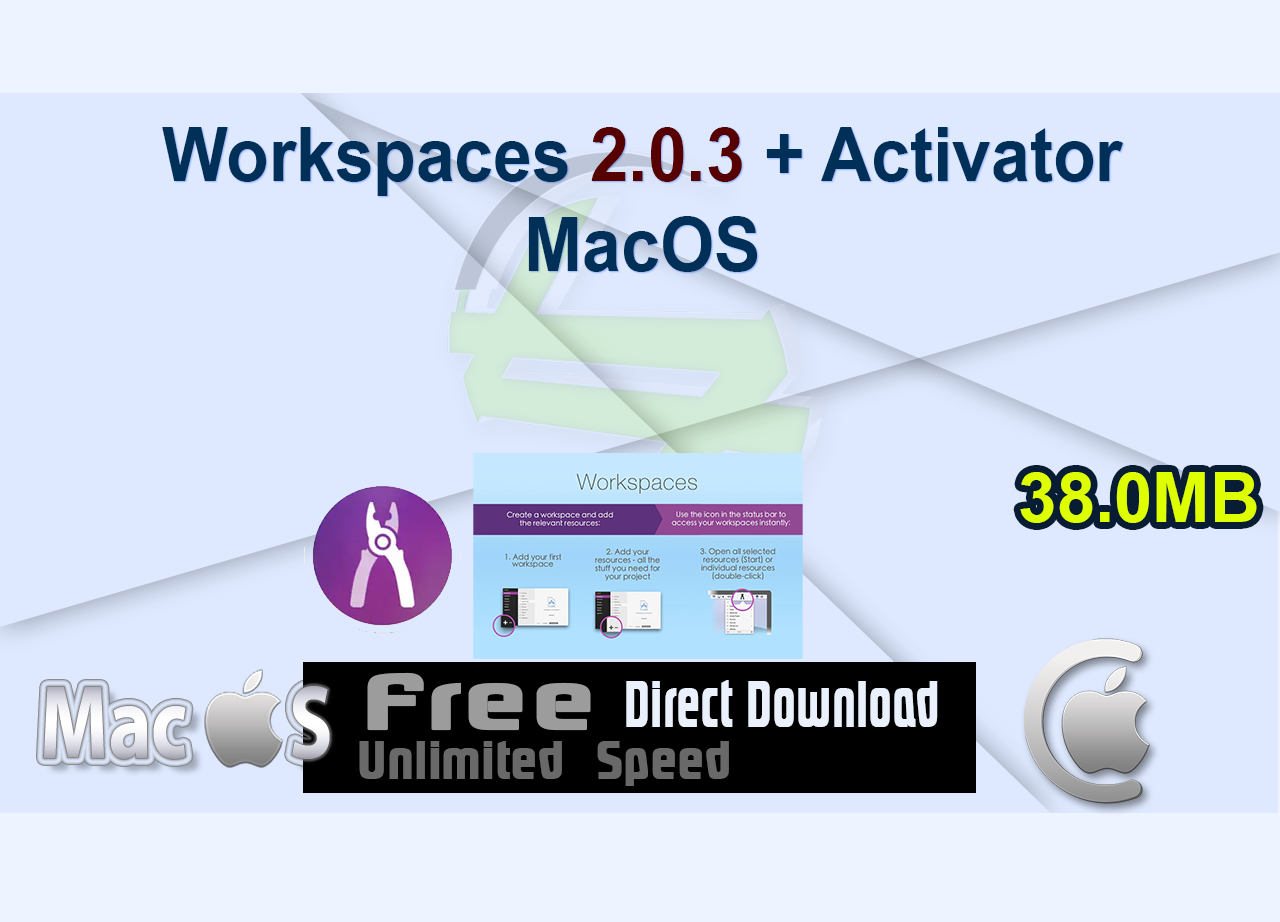 Workspaces 2.0.3 + Activator MacOS