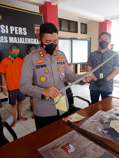 Febry beraksi lima Pelaku Curas dan Curat Dibekuk Polres Majalengka
