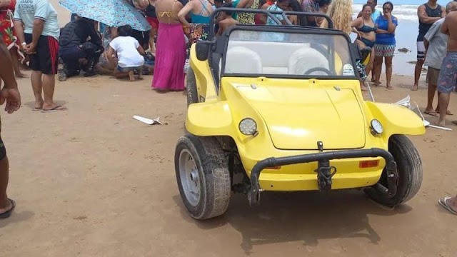 Motorista de buggy que atropelou oito pessoas em praia paga fiança e é solto