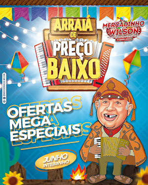 ARRAIÁ DE PREÇO BAIXO NO MERCADINHO DO WILSON
