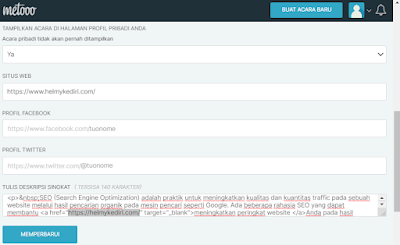 mendapat backlink dari metooo.io