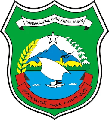 Logo / Lambang Kabupaten Pangkajene dan Kepulauan - Latar (Background) Putih & Transparent (PNG)