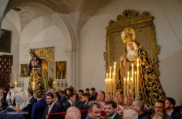 Horario e itinerario del Traslado de los Titulares de los Panaderos a la Iglesia de la Misericordia. Sevilla 26 de Febrero del 2022