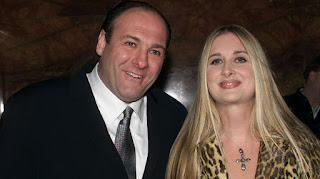 Marcy Wudarski with her late ex-spouse James Gandolfini