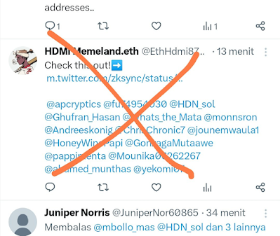 Cara Menghilangkan Tag Akun Bot Spam X Twitter