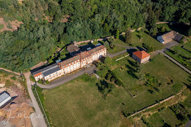 Abbaye de Marbach. État actuel, vue aérienne (2022)