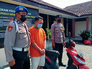 Bawa Motor Curian, Warga Tambaksari Surabaya Dibekuk Polisi