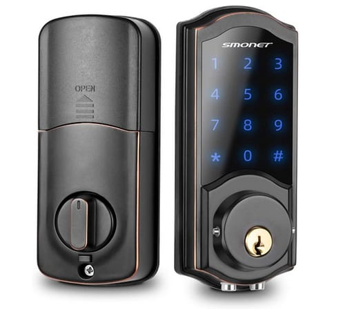 SMONET Smart Deadbolt Bluetooth Door Lock Keyless