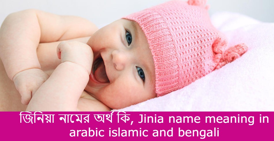 জিনিয়া নামের বাংলা আরবি ইসলামিক অর্থ কি | Jinia name in Bengali Arabic and Islamic