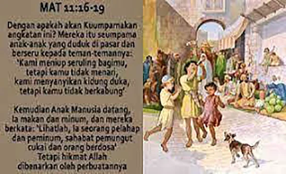 Bacaan Injil Hari Jumat 10 Desember 2021