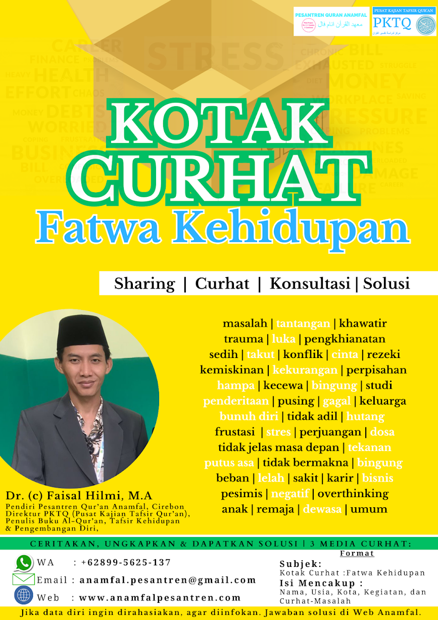 Kotak Curhat : Fatwa Kehidupan | Ceritakan, Ungkapkan, dan Dapatkan Solusi