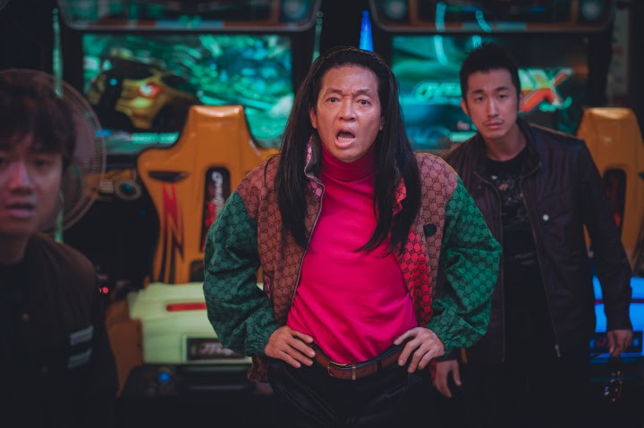 범죄도시4 장이수 역할을 연기하는 장면