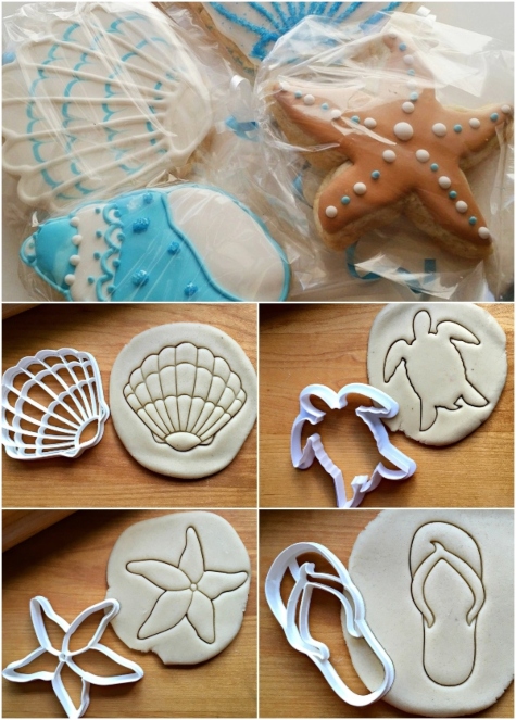 Best Coastal Beach Sea Ocean Cookie Cutters 3D Cookies