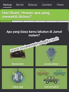 kuis hari bumi game google gratis