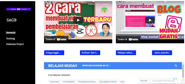 kegunaan google sites